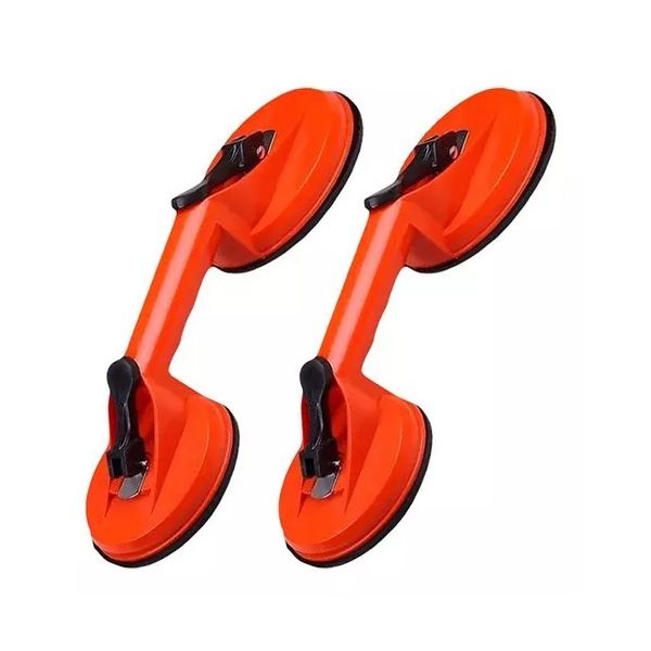 Kit 2 Ventosa Dupla Plástico 80kg Ômega