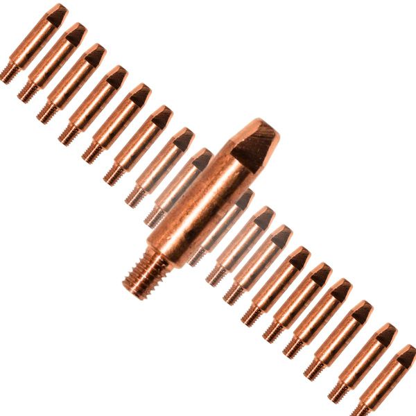 Kit 30 Bico de Contato 37mm M6 Ma-020 para Tocha Mig Ômega