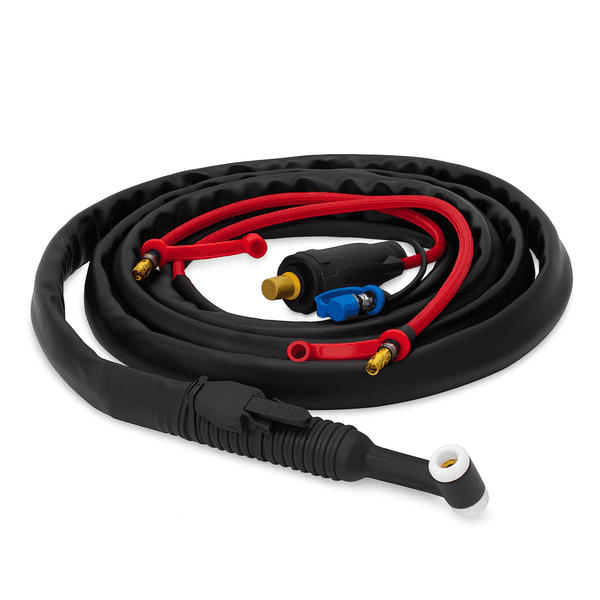 Tocha TIG Refrigerada 18 Gatilho Flexível Euro 13MM com Capa de Proteção