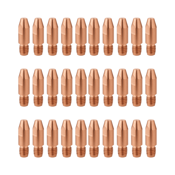 Kit 30 Bico de Contato 30mm M8 Ma-060 para Tocha Mig Ômega