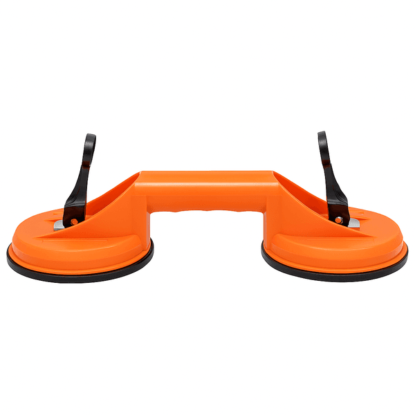 Ventosa Plástica Dupla 80kg - Diâmetro 12,5cm