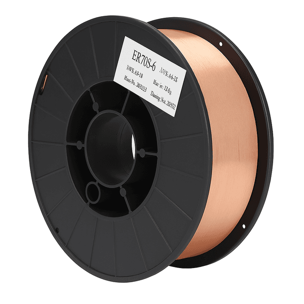 Arame Solda MIG ER70S-6 5kg 0.8mm Uso com Gás