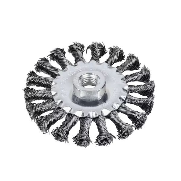Escova Circular Trançada 4.1/2 X 1/2 X 7/8 - Aço Inox 