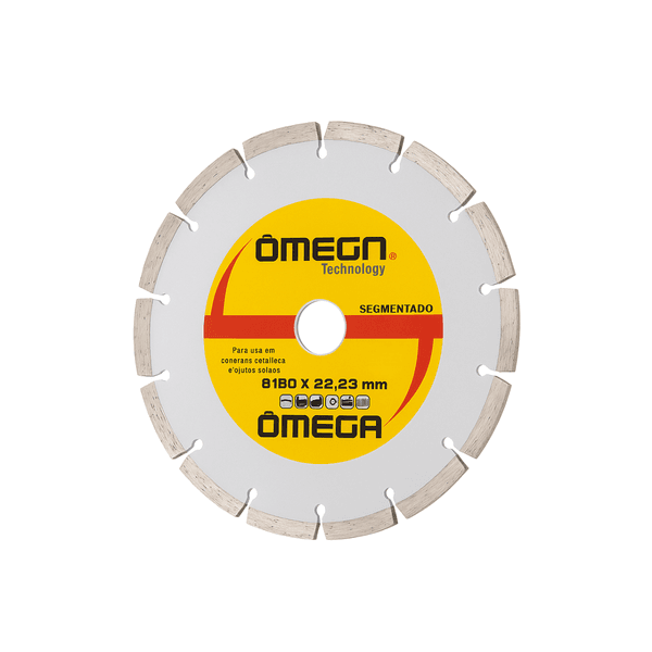 Disco Corte Diamantado 7 Pol 180mm Segmentado Esmerilhadeira