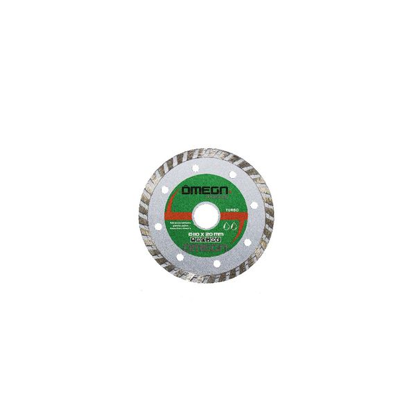 Disco Diamantado Turbo 110 X 20 P/ Serra Mármore Ômega