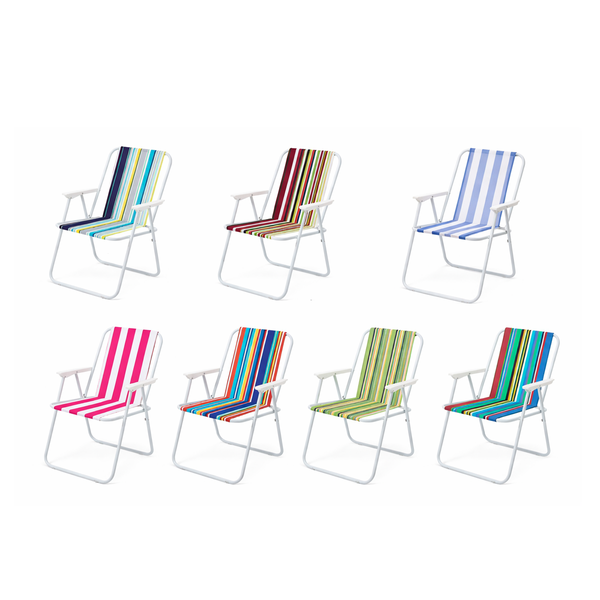 Cadeira de Praia em aço Ômega cor sortida