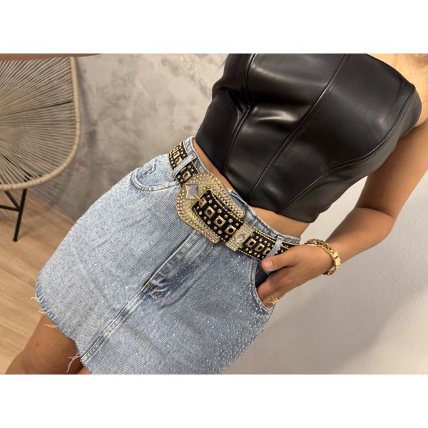 CROPPED COURO ECO