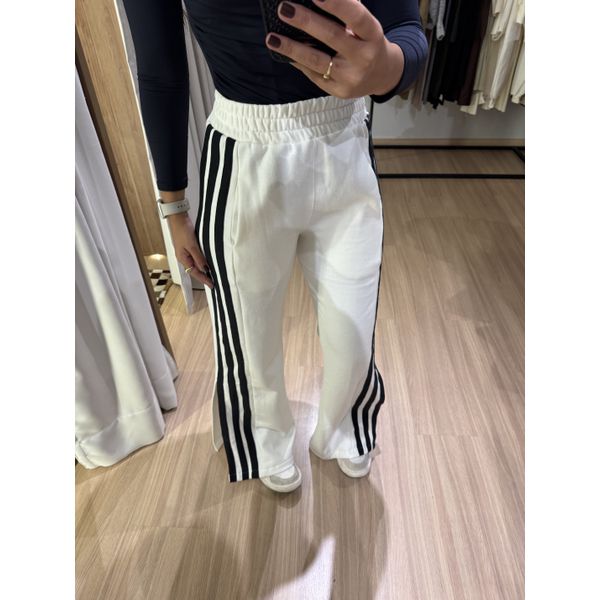 CALÇA MOLETOM OFF LISTRAS 