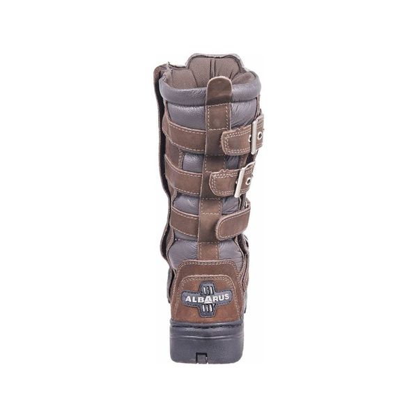 Bota marrom bico de aço cheap