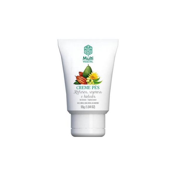 Creme para os Pés Natural e Vegano - Multi Vegetal 55g