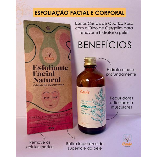 Esfoliação + Hidratação Natural Vegana