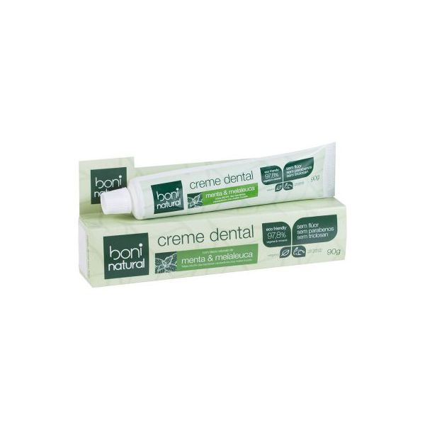 Creme Dental Sem Flúor - Menta e Melaleuca 90gr