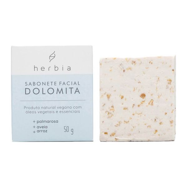 Sabonete Facial Natural | DOLOMITA e AVEIA | Herbia 50g