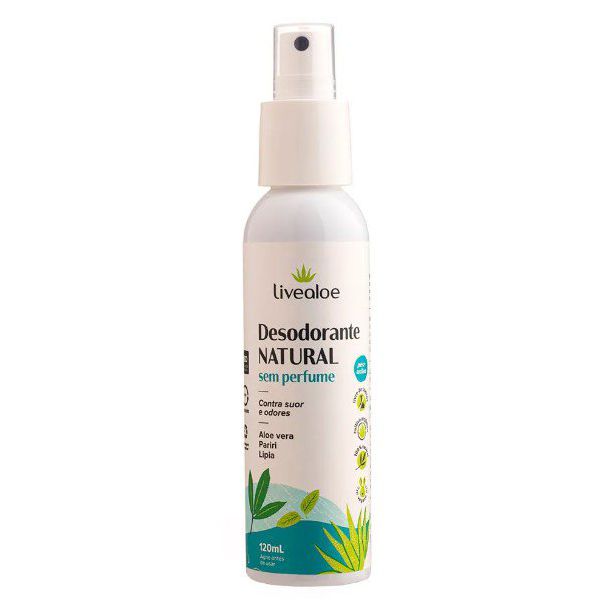 Desodorante Natural Sem Perfume | Live Aloe 120ml