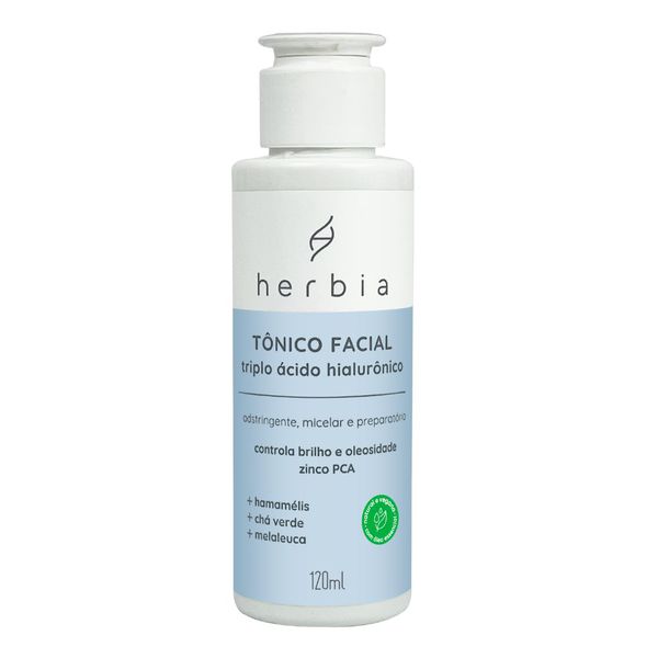 Tônico Facial Triplo Ácido Hialurônico Hamamélis 120ml