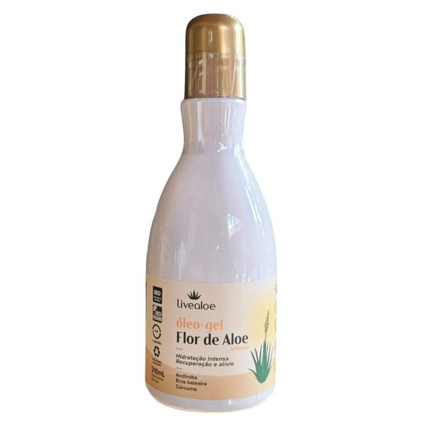 Óleo-Gel Flor de Aloe Hidratante Natural Bifásico 210ml