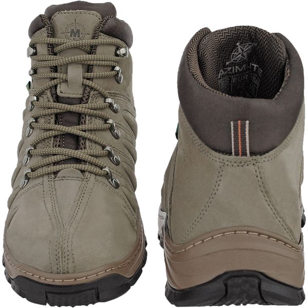 Bota Adventure Mochileiro Ref 326 Nobuck Cinza | Loja Azimute Brasil