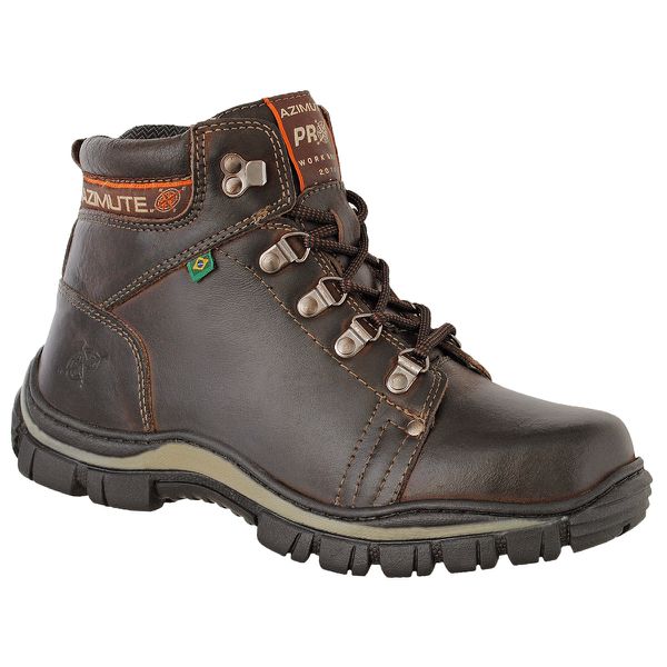 Bota Azimute Brasil 910 Adventure Couro Caqui