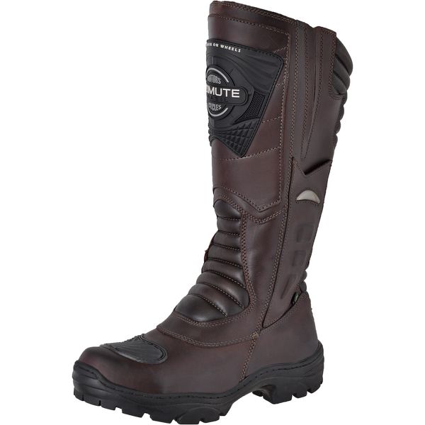  Bota Azimute Brasil Elite Coturno Motociclista Militar Couro Café