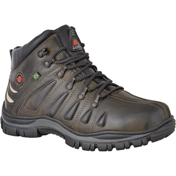 Bota Azimute Brasil 926 Adventure em Couro Oliva