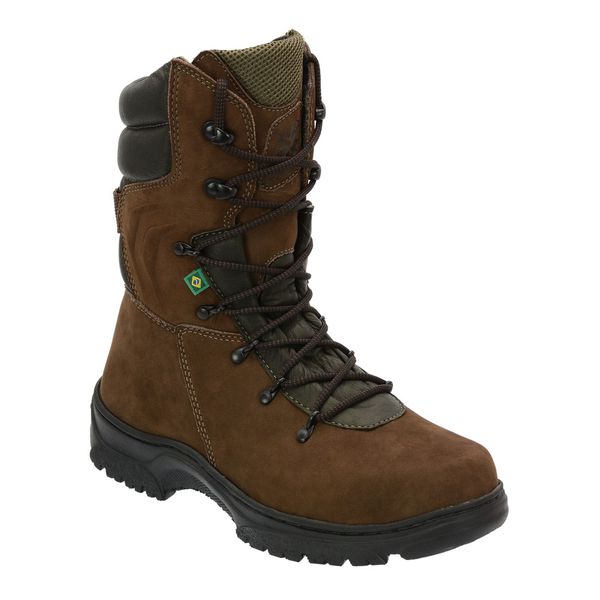Bota Taipan Coturno Motociclista Militar Em Couro Azimute Brasil