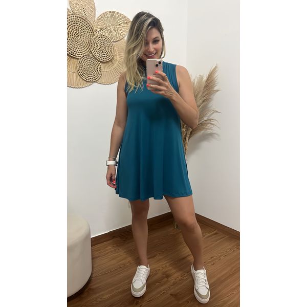 Vestido May Petróleo 