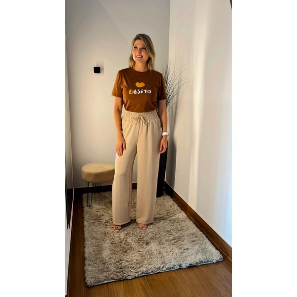 T-Shirt Besito Marrom