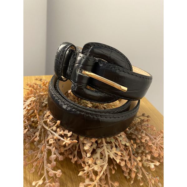 Cinto Croco Fivela Encapada 