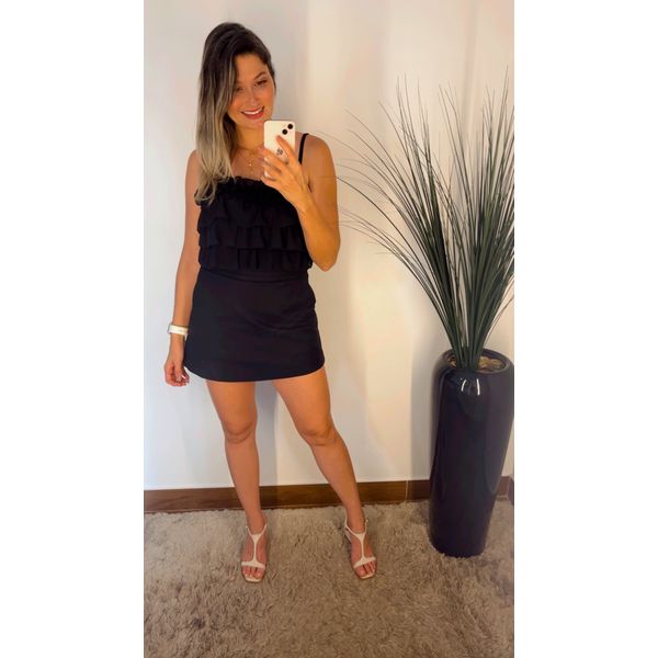 Top Crepe Ruffles Murau 
