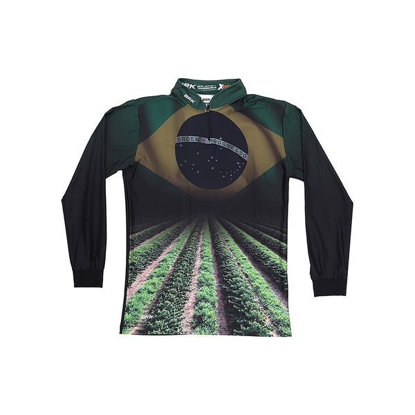 Camiseta Infantil Café no Brasil Preta
