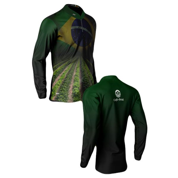 Camiseta Café no Brasil Preta