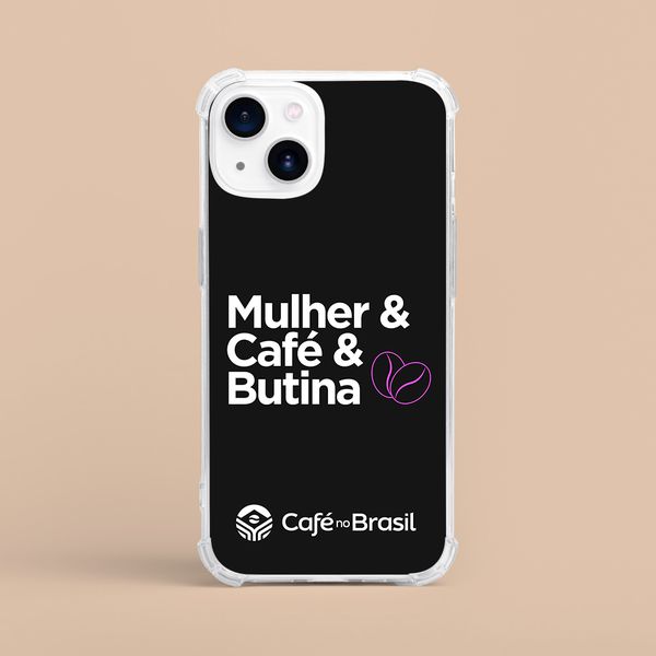 Capinha Para Celular Agro Mulher E Café E Butina