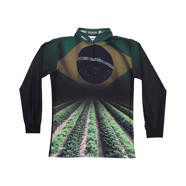 Camiseta Adulto Café no Brasil Preta