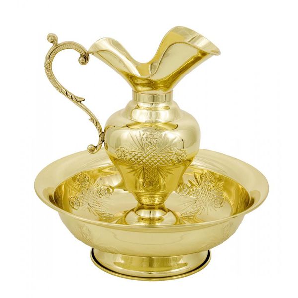 Jarro com Bacia - Médio Trabalhado