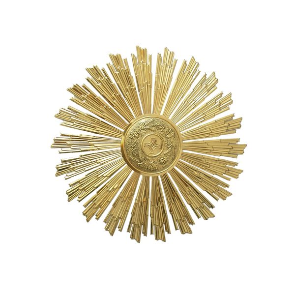 Resplendor Dourado com Raios