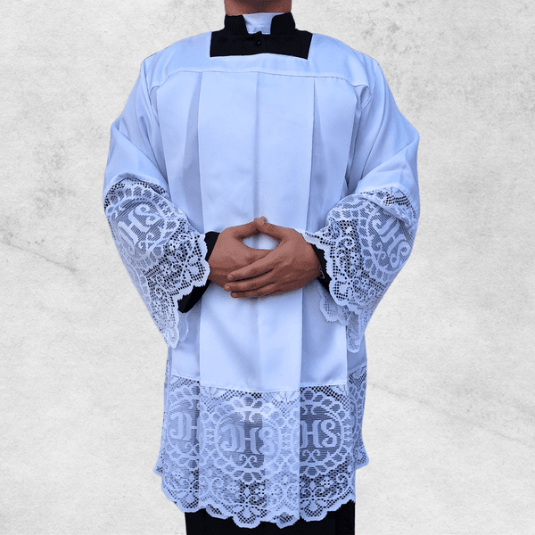 Sobrepeliz Com Renda Litúrgica