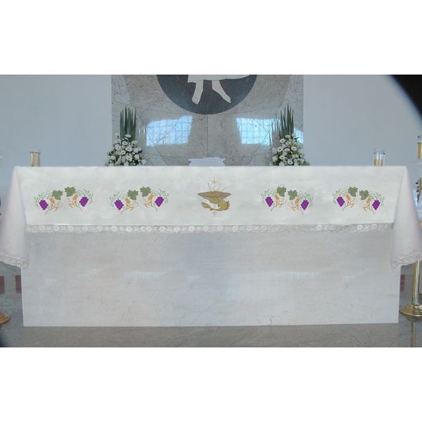 Toalha De Altar Bordada