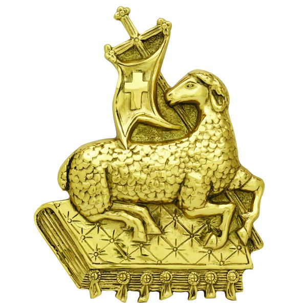 Aplique Cordeiro C/ Bíblia - Pequeno