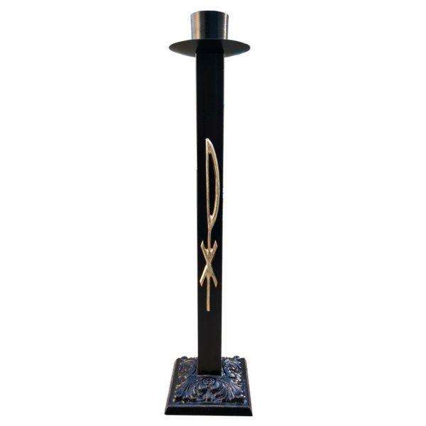 Castiçal Cirio mod2 1.20cm alt vela 10cm