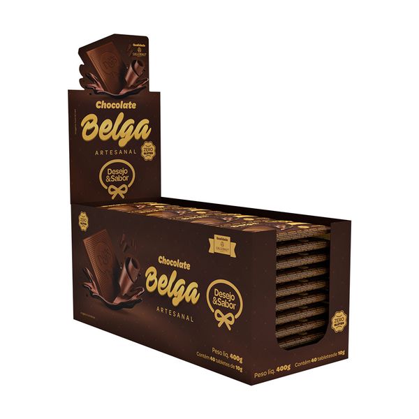Caixa Tablete Chocolate Belga