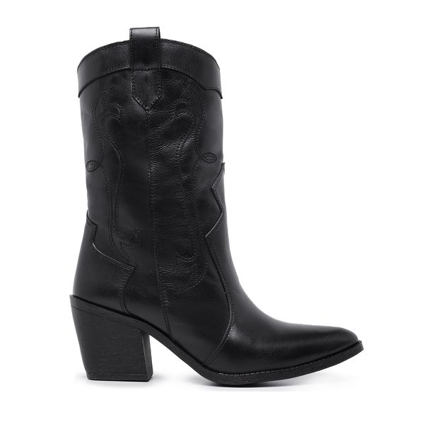 Bota Feminina Texana Preta 17000