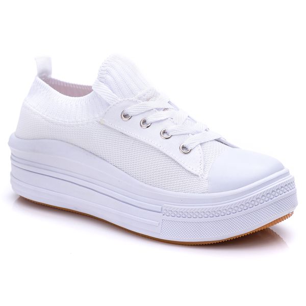 Tênis Casual Feminino Star Move Meia Dflora Branco