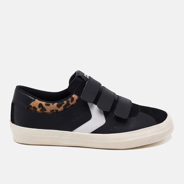 Tênis Casual Feminino Lumini Preto Onça