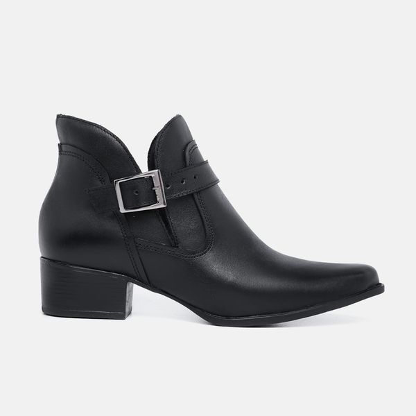 Bota Cano Baixo Ana Preta
