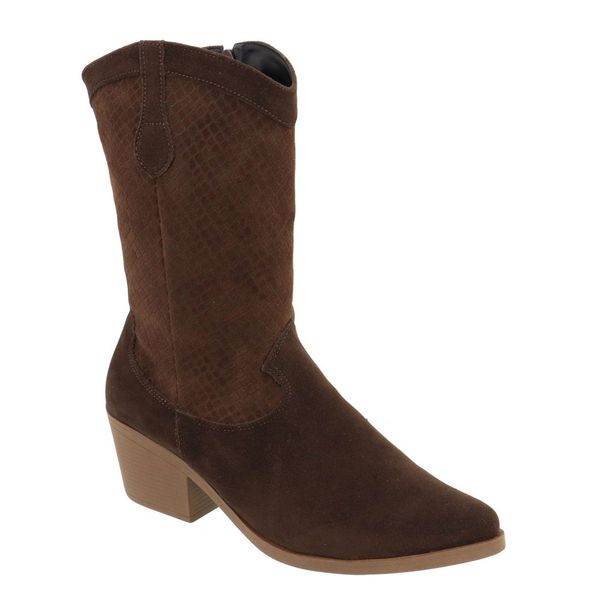 Bota Feminina Texana Cano Médio Chivas Cacau 23010 