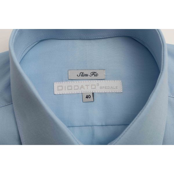 Camisa social store slim fit azul