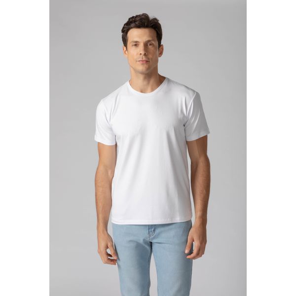 T shirt Pima Cotton Branca | Diodato Alfaiataria