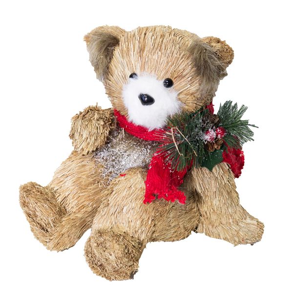 Urso Natural Sentado 21 cm