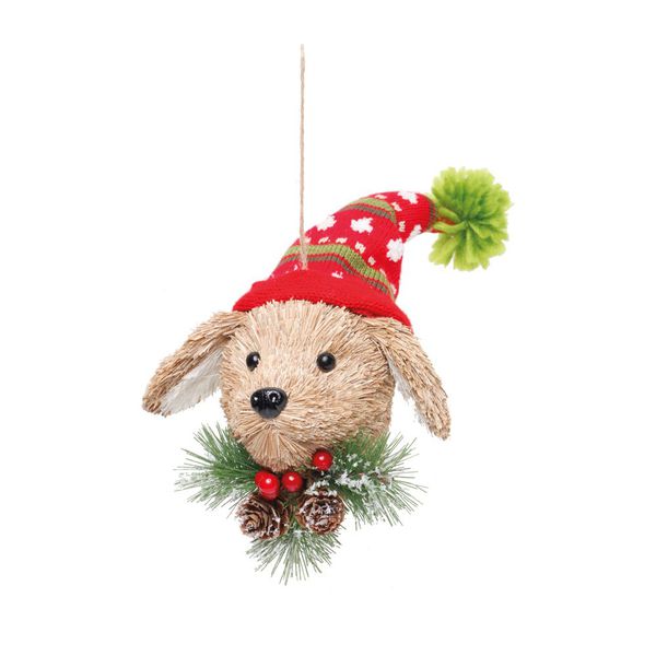 Enfeite Para Pendurar Cachorro Decorativo 14cm