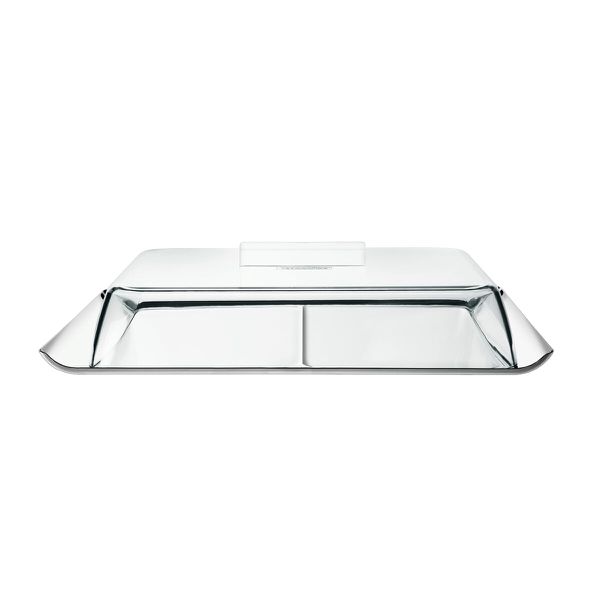 Porta Frios Tramontina Quadrata Inox Com Cúpula Transparente